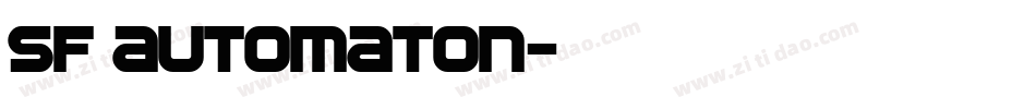 SF Automaton字体转换